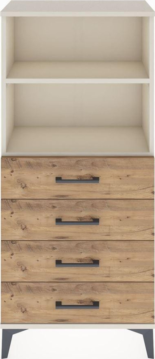 Hyperion Dolap 2 Raflı 4 Çekmeceli 60 x 44 x 134 cm Aytaşı - Çam