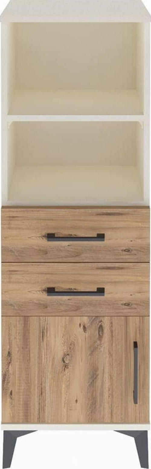 Arges Dolap 2 Raflı 2 Çekmeceli Tek Kapaklı 44x30x134 Aytaşı-Çam