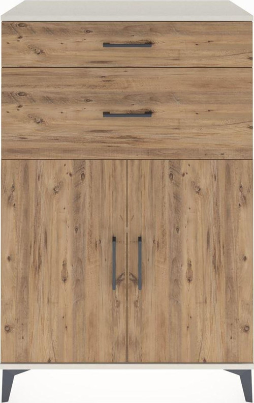 Hyperion Dolap 2 Raflı 2 Çekmeceli 2 Kapaklı 88x44x134 Aytaşı-Çam