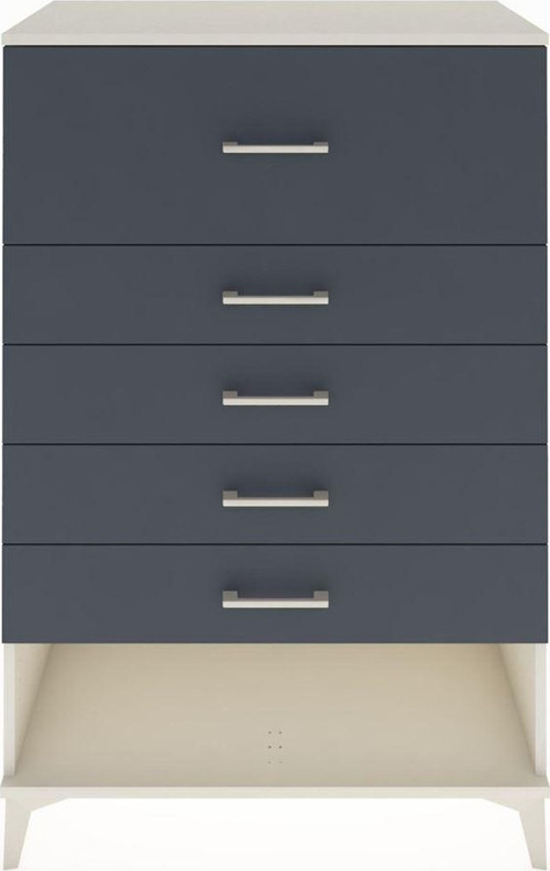 Hyperion Dolap 5 Çekmeceli 88 x 44 x 134 cm Aytaşı - Antrasit