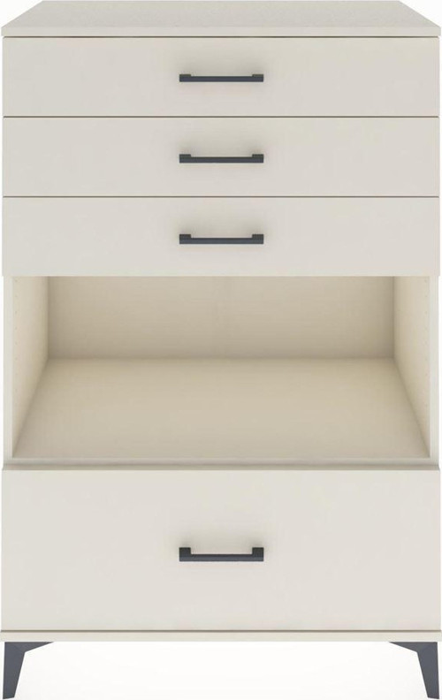 Hyperion Dolap Tek Raflı 4 Çekmeceli 88x44x134 Aytaşı-Aytaşı