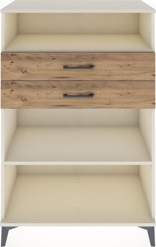 Hyperion Dolap 2 Raflı 2 Çekmeceli 88x44x134 Aytaşı-Çam