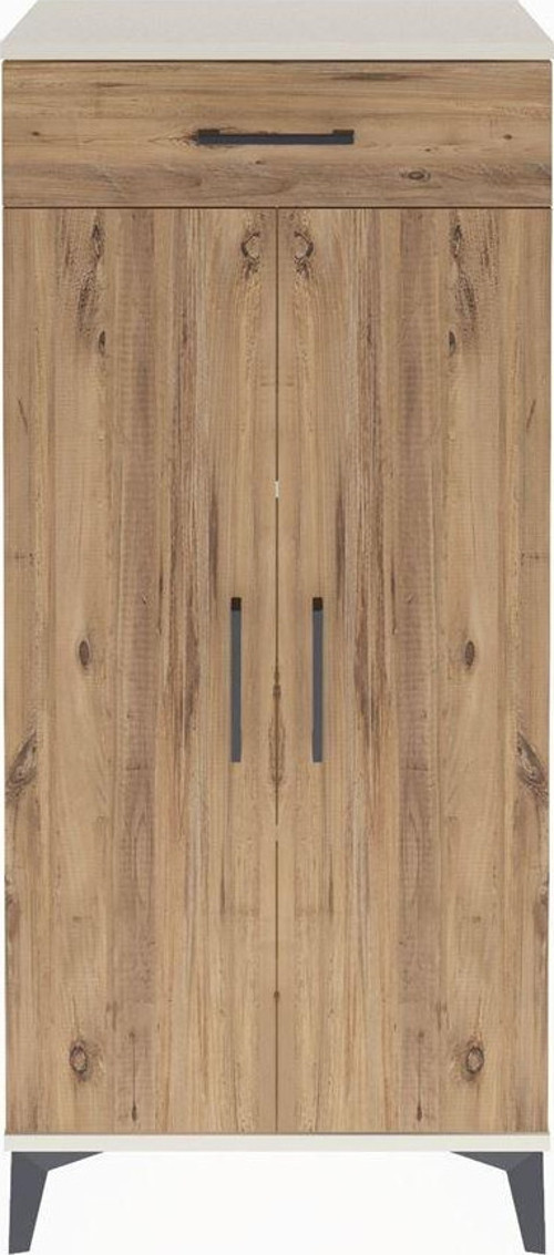 Arges Dolap 2 Raflı 1 Çekmeceli 2 Kapaklı 60 x 30 x 134 cm Aytaşı - Çam