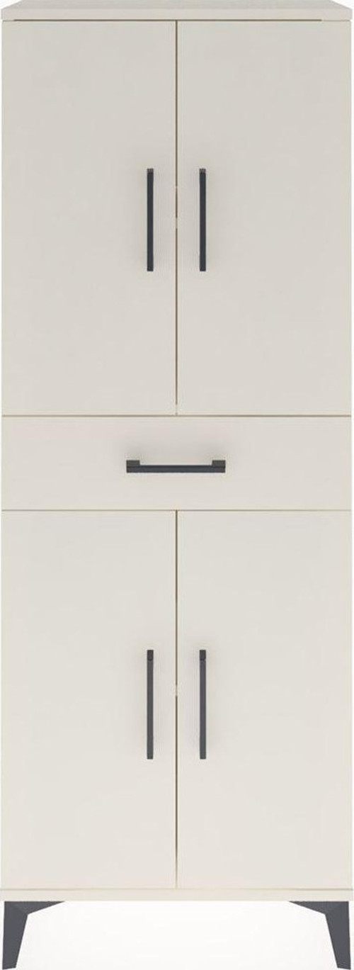 Arges Dolap 3 Raflı 1 Çekmeceli 4 Kapaklı 60 x 30 x 163 cm Aytaşı - Aytaşı