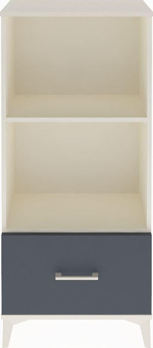 Arges Dolap Tek Raflı Tek Çekmeceli 60x30x134 Aytaşı-Antrasit