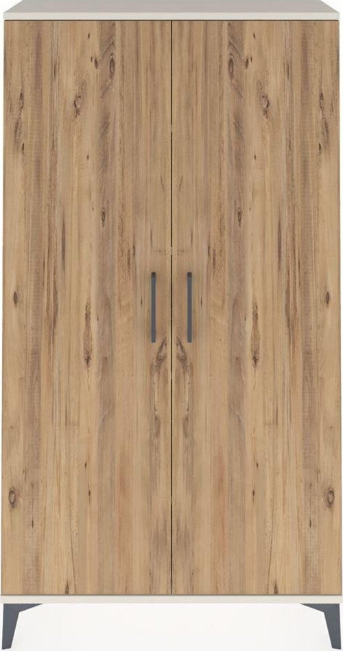 Arges Dolap 4 Raflı 2 Kapaklı 88 x 30 x 163 cm Aytaşı - Çam