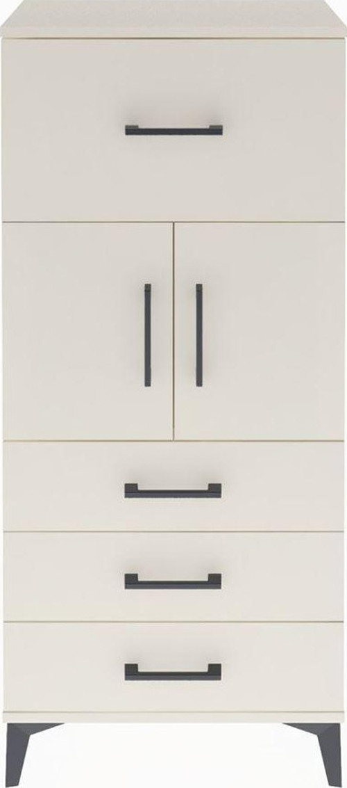 Arges Dolap Tek Raflı 4 Çekmeceli 2 Kapaklı 60x30x134 Aytaşı-Aytaşı