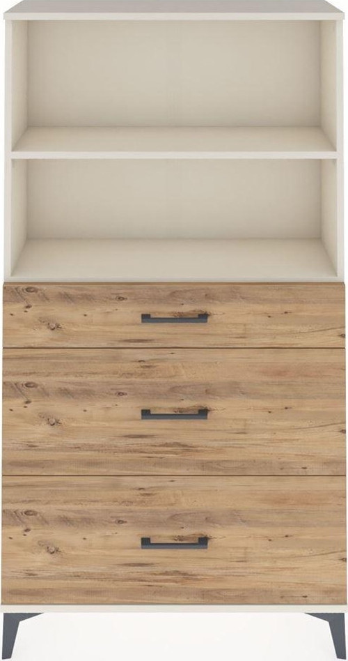 Arges Dolap 2 Raflı 3 Çekmeceli 88x30x163 Aytaşı-Çam