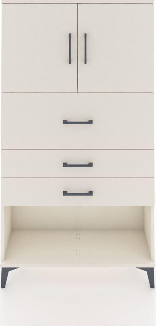 Arges Dolap 2 Raflı 3 Çekmeceli 2 Kapaklı 88x30x163 Aytaşı-Aytaşı