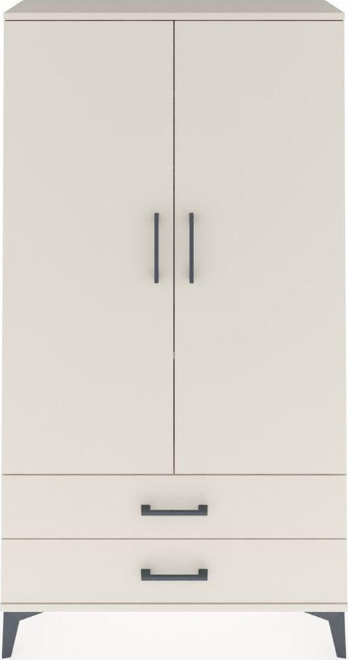 Arges Dolap 2 Raflı 2 Çekmeceli 1 Askılı 88 x 30 x 163 cm Aytaşı - Aytaşı