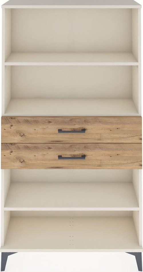Arges Dolap 3 Raflı 2 Çekmeceli 88 x 30 x 163 cm Aytaşı - Çam