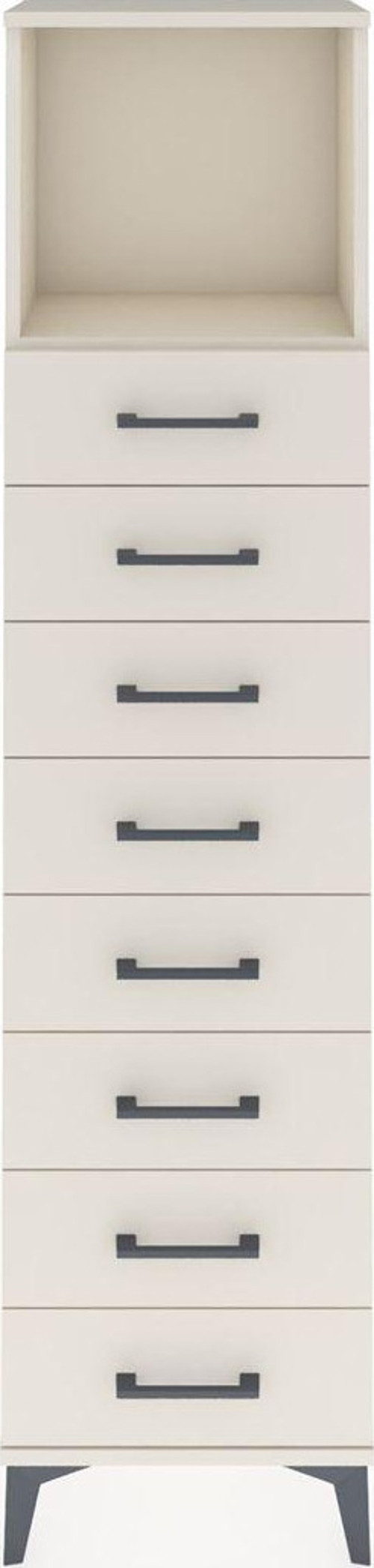 Arges Dolap 1 Raflı 8 Çekmeceli 44 x 30 x 182 cm Aytaşı - Aytaşı