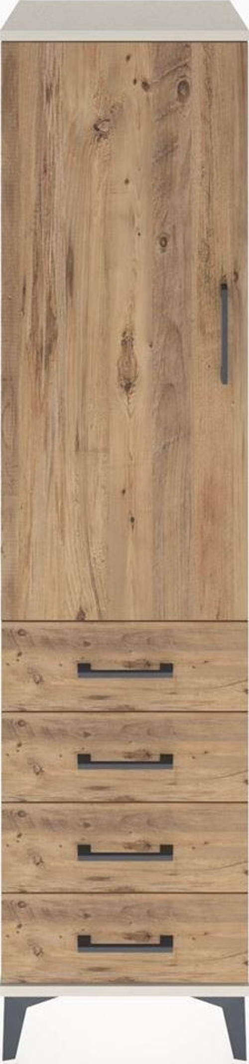 Hyperion Dolap 1 Raflı 4 Çekmeceli 1 Askılı 44 x 44 x 182 cm Aytaşı - Çam