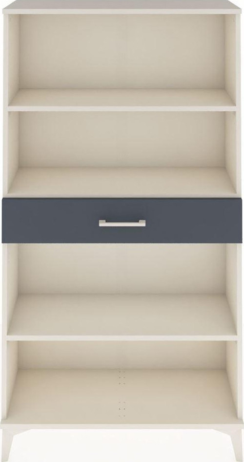 Arges Dolap 3 Raflı Tek Çekmeceli 88x30x163 Aytaşı-Antrasit