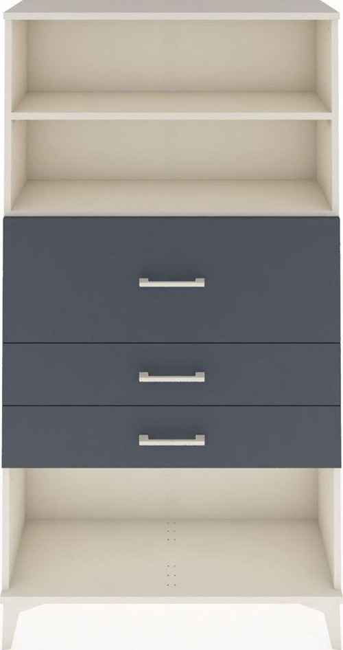 Arges Dolap 2 Raflı 3 Çekmeceli 88 x 30 x 163 cm Aytaşı - Antrasit