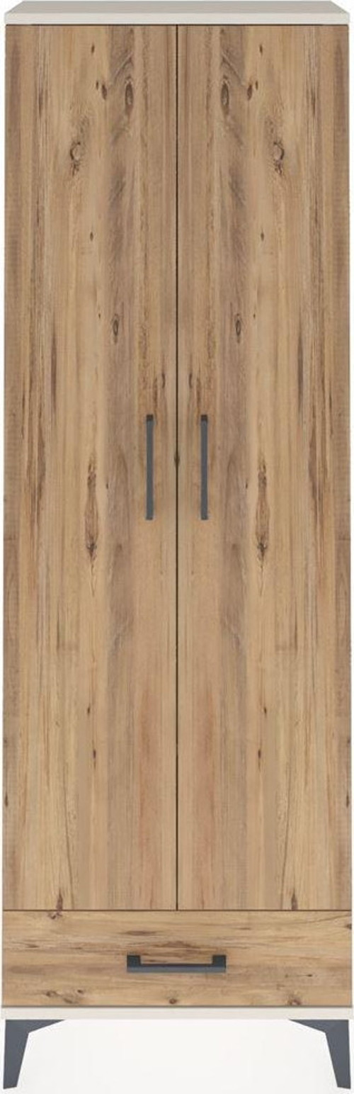 Arges Dolap 2 Raflı 1 Çekmeceli 1 Askılı 60 x 30 x 182 cm Aytaşı - Çam