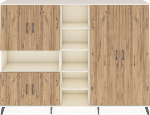 Arges Dolap 13 Raflı 6 Kapaklı 220x30x163 Aytaşı-Çam/Aytaşı