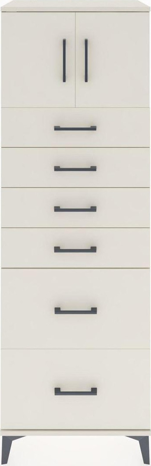 Hyperion Dolap 1 Raflı 6 Çekmeceli 2 Kapaklı 60 x 44 x 182 cm Aytaşı - Aytaşı