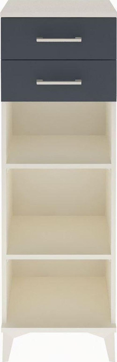 Arges Dolap 2 Raflı 2 Çekmeceli 44x30x134 Aytaşı-Antrasit