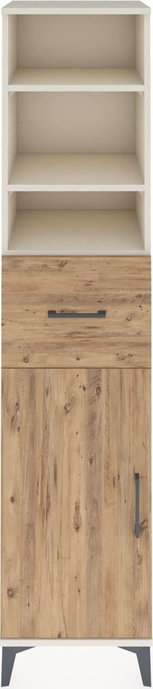 Hyperion Dolap 4 Raflı Tek Çekmeceli Tek Kapaklı 44x44x195 Aytaşı-Çam