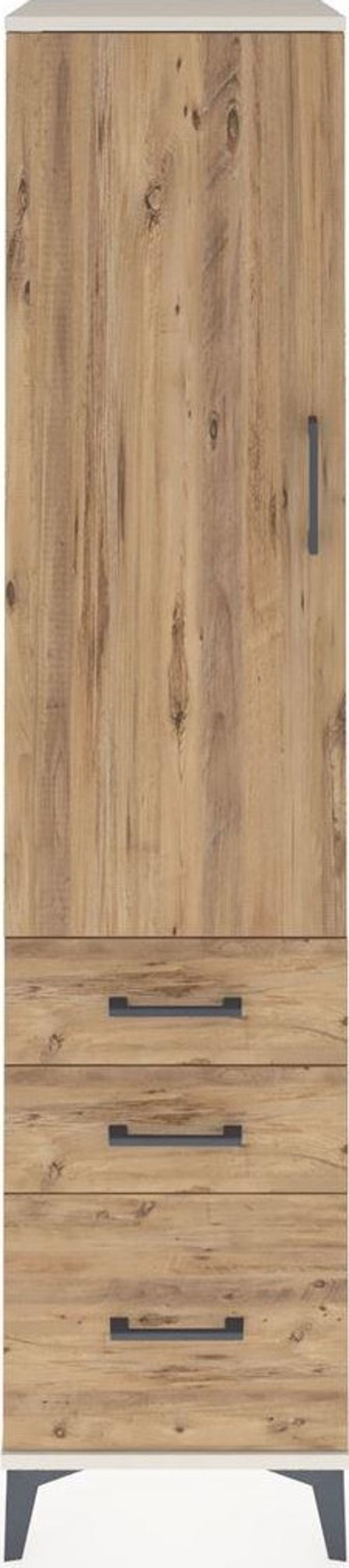 Hyperion Dolap 2 Raflı 3 Çekmeceli Tek Askılı 44x44x195 Aytaşı-Çam
