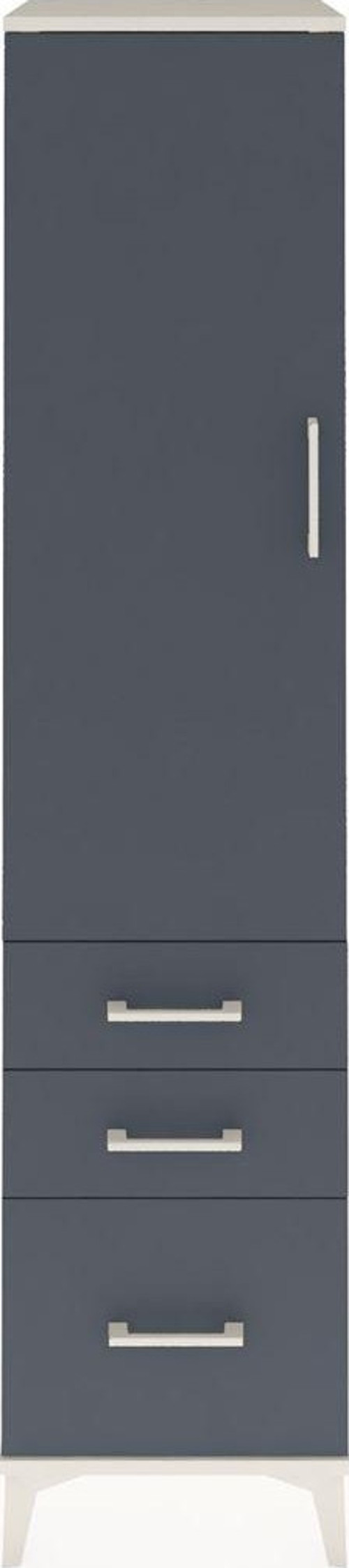 Hyperion Dolap 2 Raflı 3 Çekmeceli Tek Askılı 44x44x195 Aytaşı-Antrasit