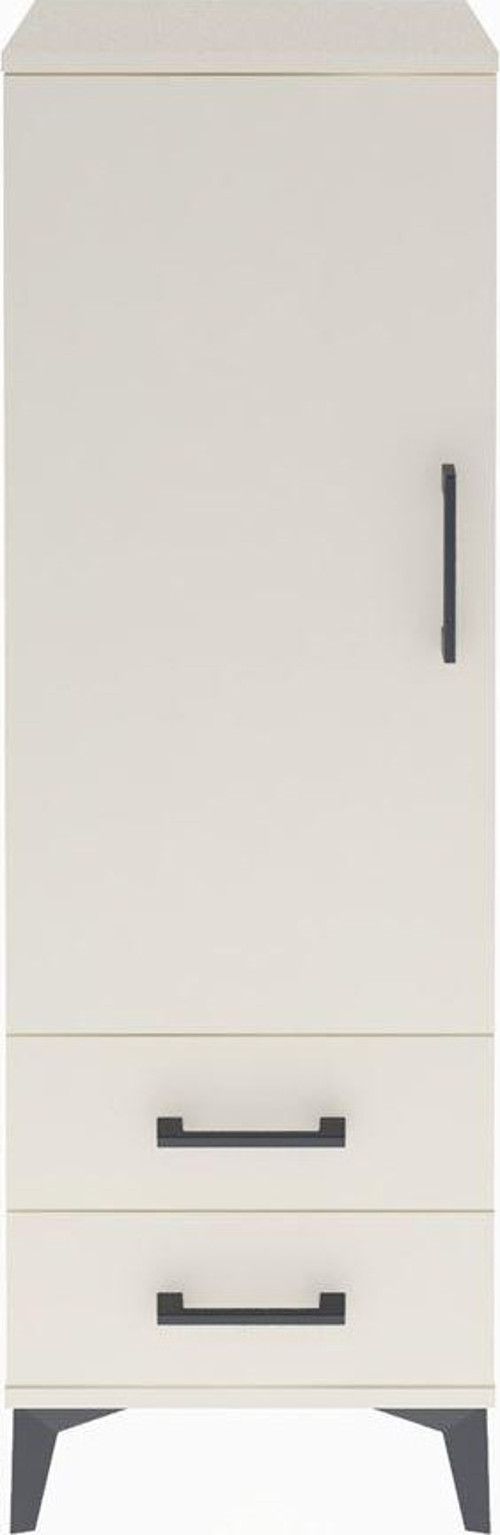 Arges Dolap Tek Raflı 2 Çekmeceli Tek Askılı 44x30x134 Aytaşı-Aytaşı