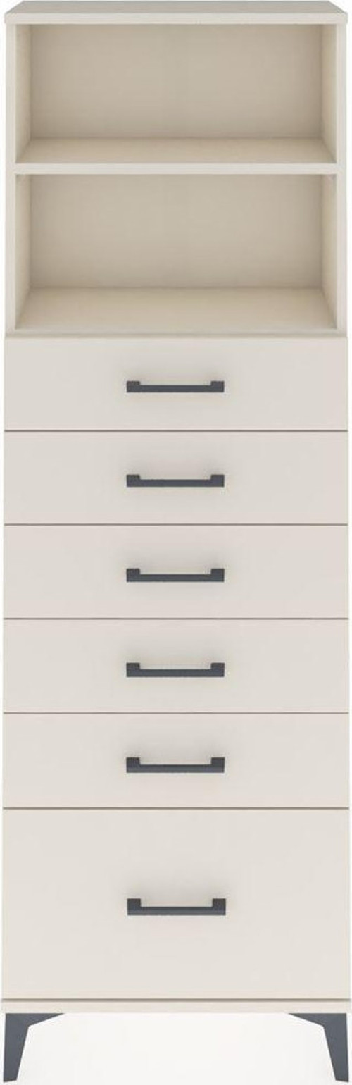 Arges Dolap 2 Raflı 6 Çekmeceli 60x30x182 Aytaşı-Aytaşı