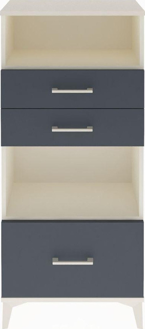 Arges Dolap 2 Raflı 3 Çekmeceli 60x30x134 Aytaşı-Antrasit