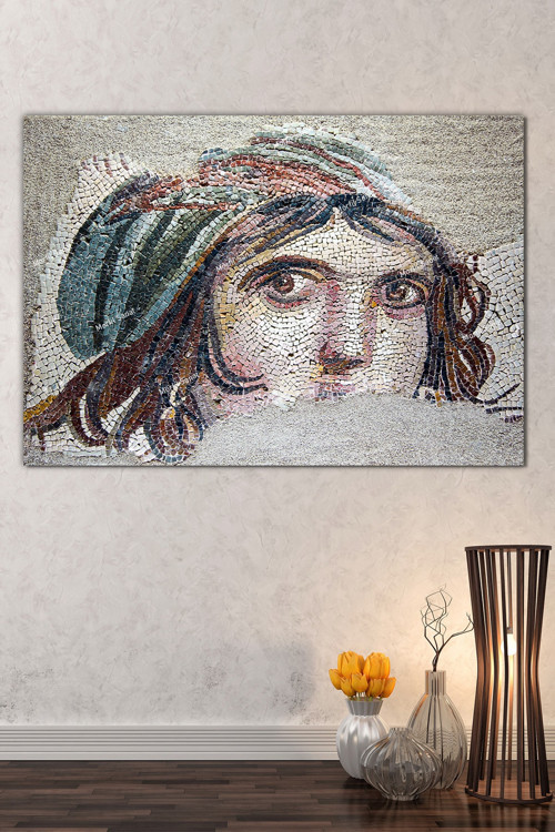 Çingene Kızı Zeugma Kanvas Tablo (8 Farklı Ölçü)