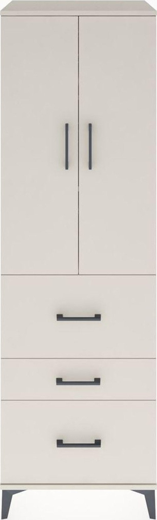 Hyperion Dolap 3 Raflı 3 Çekmeceli 2 Kapaklı 60x44x195 Aytaşı-Aytaşı