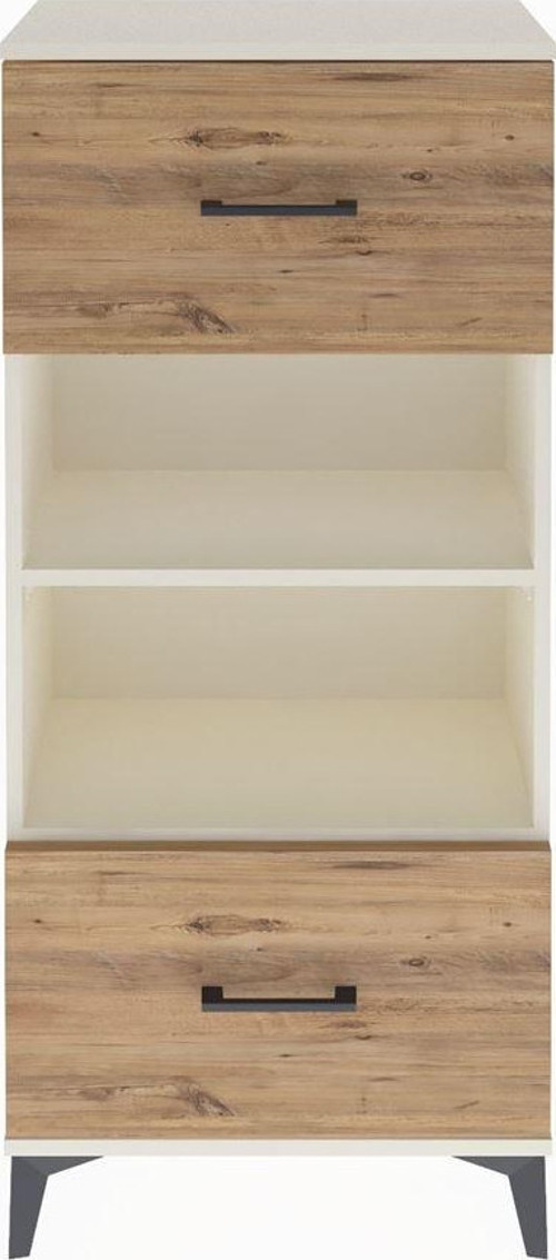 Arges Dolap 2 Raflı 2 Çekmeceli 60x30x134 Aytaşı-Çam