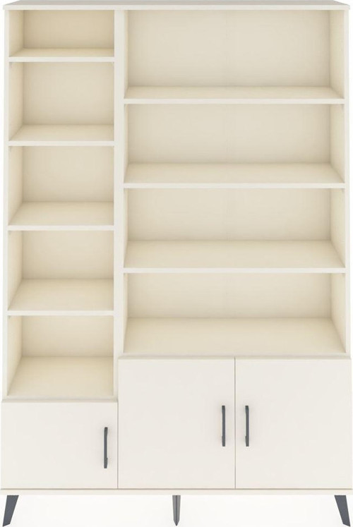 Arges Gardrop 10 Raflı 3 Kapaklı 132 x 30 x 195 cm Aytaşı - Aytaşı