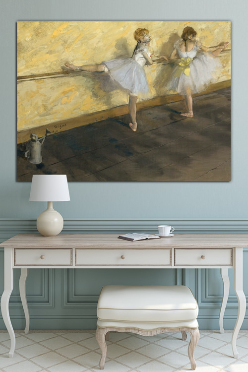 Nazenin Design Edgar Degas Dancers In Barre Kanvas Tablo