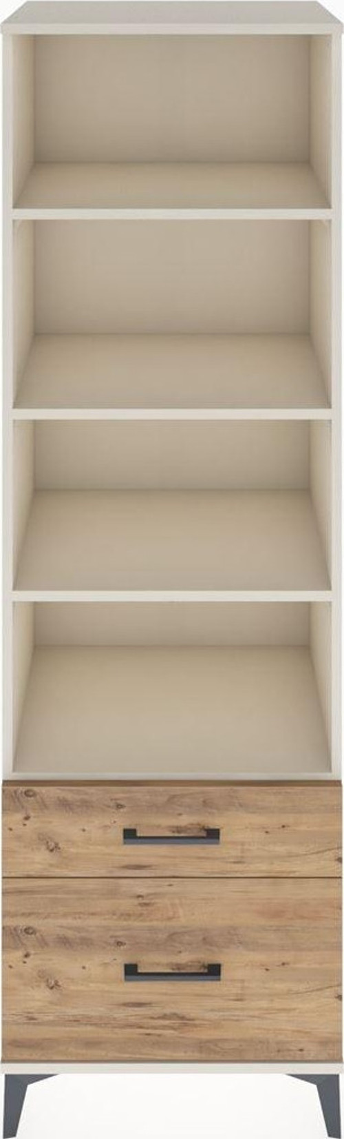 Hyperion Dolap 4 Raflı 2 Çekmeceli 60x44x195 Aytaşı-Çam