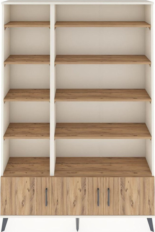 Arges Gardrop 10 Raflı 3 Kapaklı 132x30x195 Aytaşı-Çam