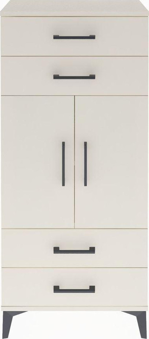 Arges Dolap 2 Raflı 4 Çekmeceli 2 Kapaklı 60x30x134 Aytaşı-Aytaşı