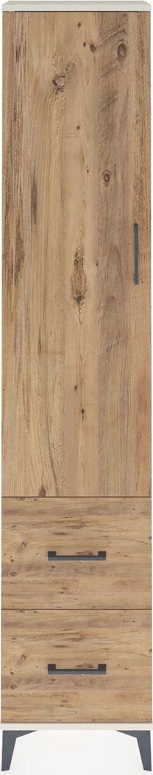 Arges Dolap 2 Raflı 2 Çekmeceli Tek Askılı 44x30x221 Aytaşı-Çam
