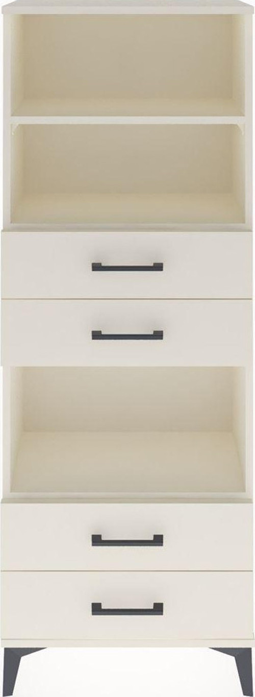Arges Dolap 3 Raflı 4 Çekmeceli 60 x 30 x 163 cm Aytaşı - Aytaşı