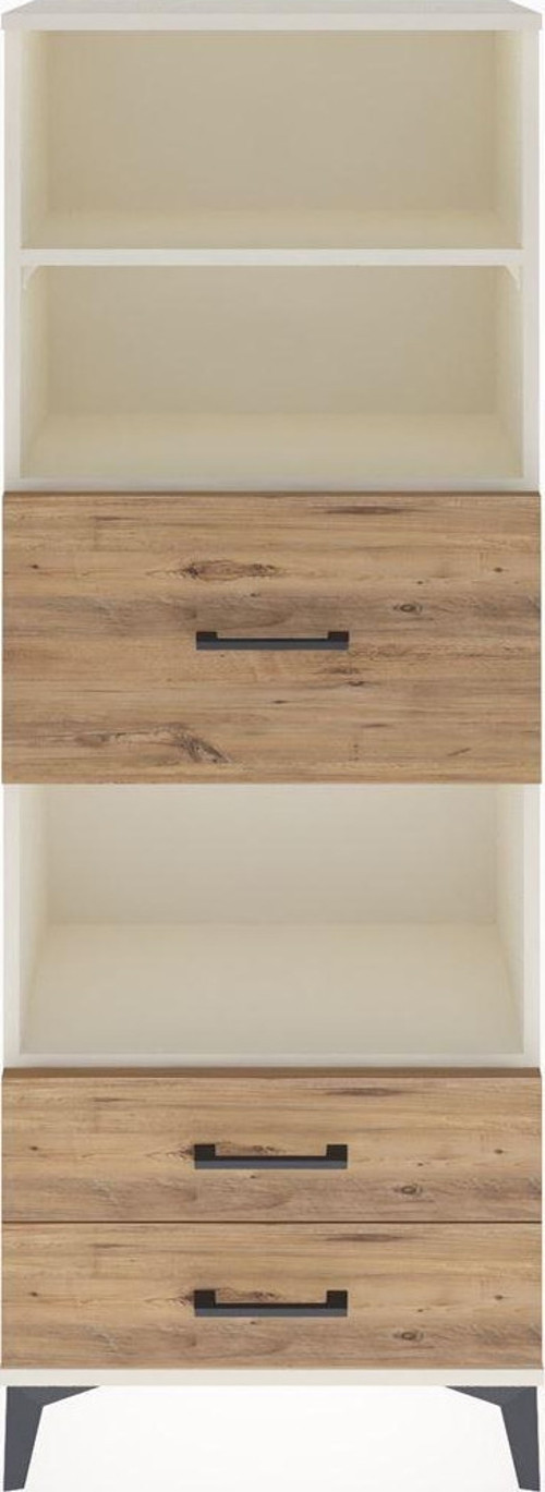 Arges Dolap 3 Raflı 3 Çekmeceli 60x30x163 Aytaşı-Çam