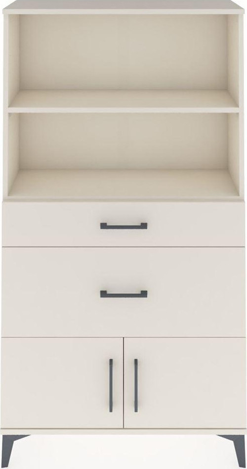 Arges Dolap 2 Raflı 2 Çekmeceli 2 Kapaklı 88x30x163 Aytaşı-Aytaşı