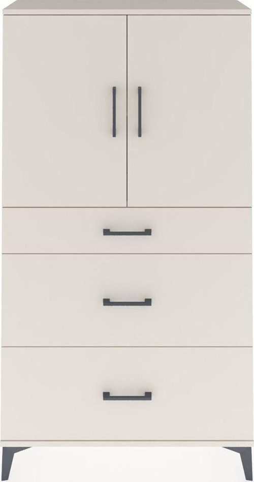 Arges Dolap 2 Raflı 3 Çekmeceli 2 Kapaklı 88x30x163 Aytaşı-Aytaşı