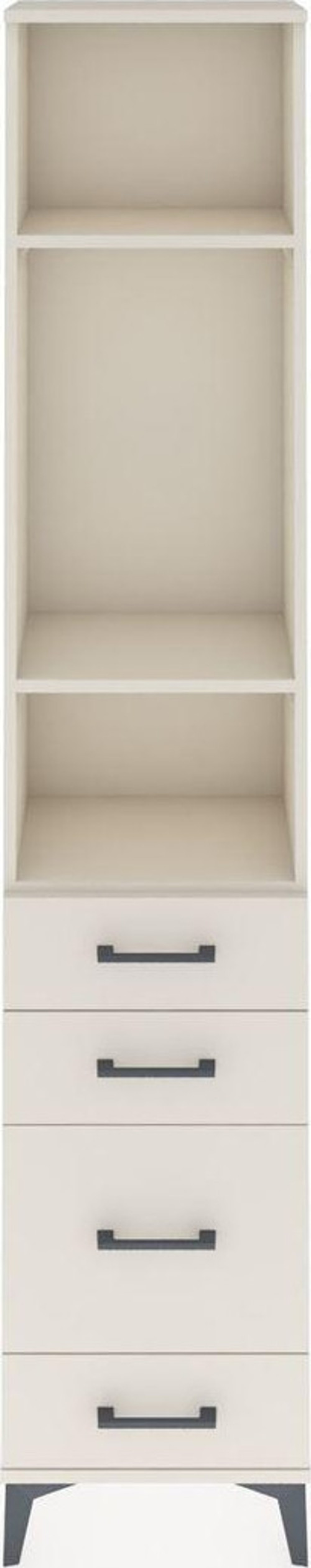 Arges Dolap 3 Raflı 4 Çekmeceli 44 x 30 x 221 cm Aytaşı - Aytaşı