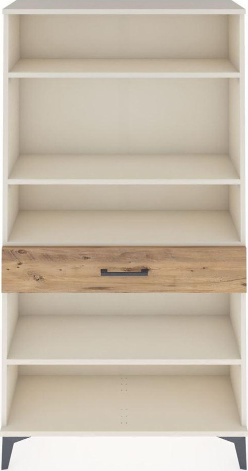 Arges Dolap 4 Raflı Tek Çekmeceli 88x30x163 Aytaşı-Çam