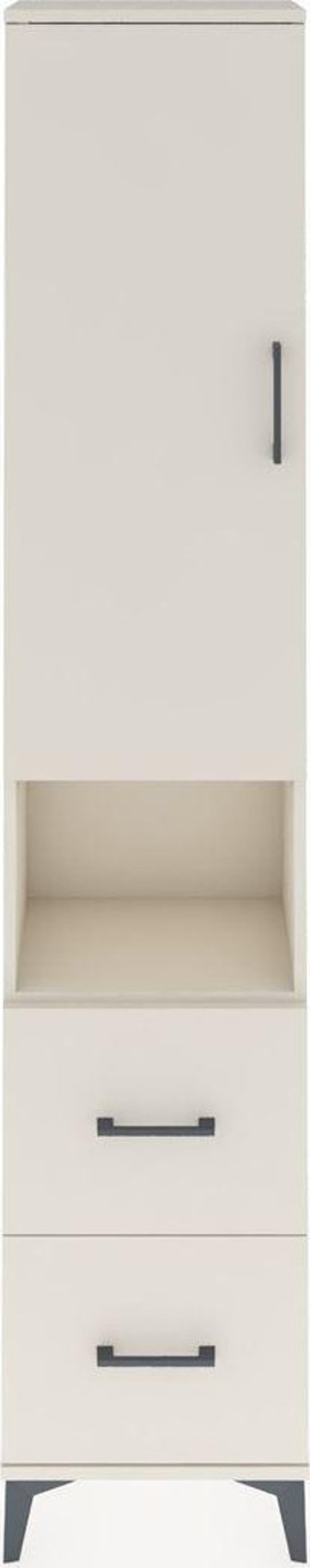 Arges Dolap 3 Raflı 2 Çekmeceli Tek Askılı 44x30x221 Aytaşı-Aytaşı