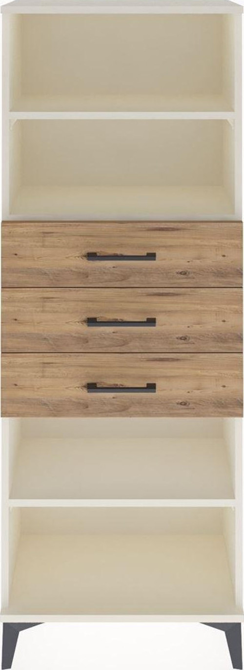 Arges Dolap 3 Raflı 3 Çekmeceli 60x30x163 Aytaşı-Çam