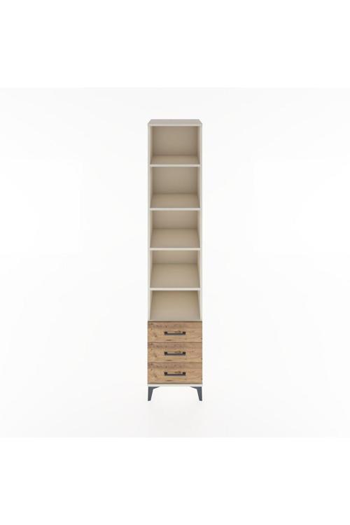 Hyperion Dolap 5 Raflı 3 Çekmeceli 44 x 44 x 221 cm Aytaşı - Çam