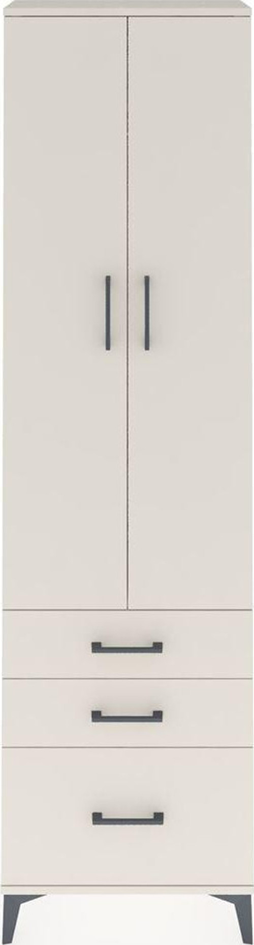 Arges Dolap 2 Raflı 3 Çekmeceli Tek Askılı 60x30x221 Aytaşı-Aytaşı