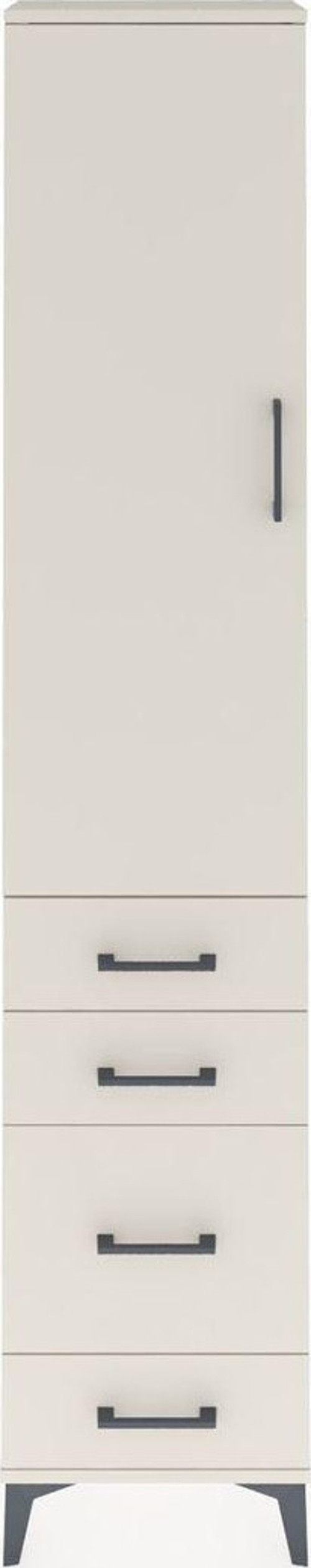 Arges Dolap 3 Raflı 4 Çekmeceli Tek Kapaklı 44x30x221 Aytaşı-Aytaşı