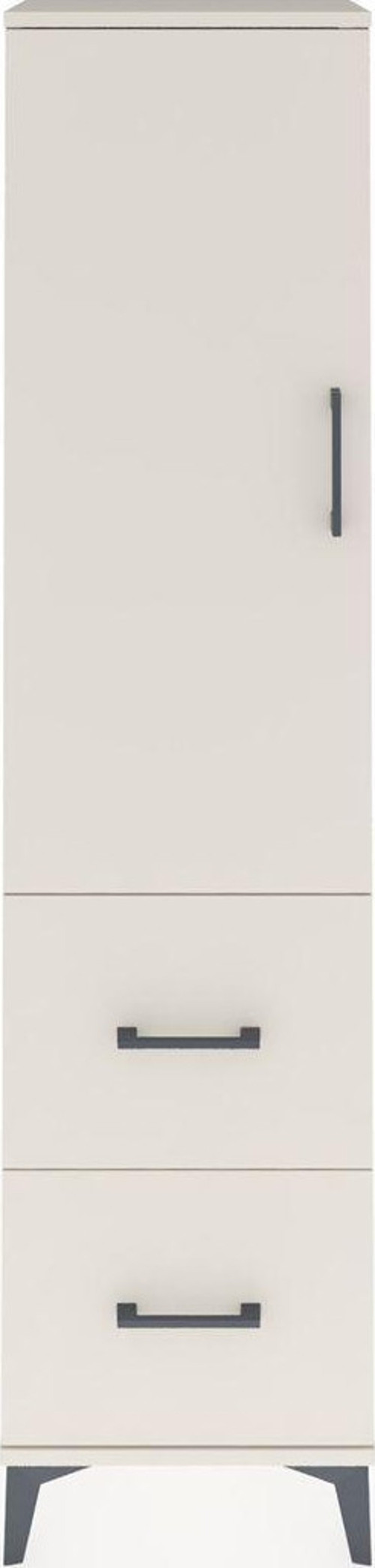 Arges Dolap 4 Raflı 2 Çekmeceli 1 Kapaklı 44 x 30 x 182 cm Aytaşı - Aytaşı